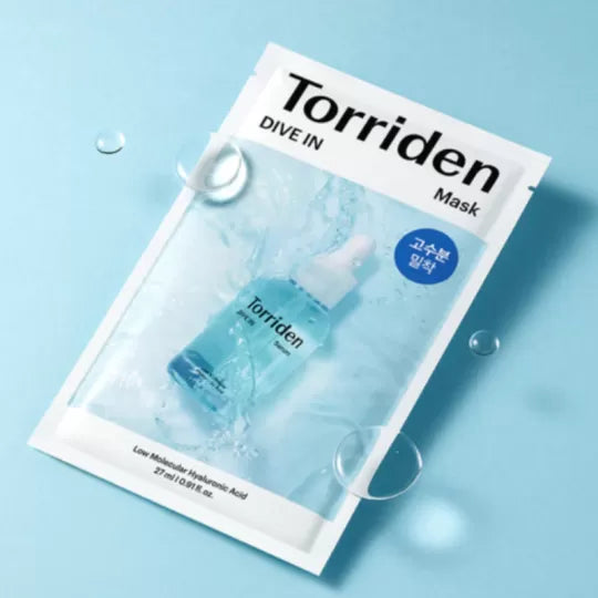 DIVE IN - Masque Hydratant Intense - Acide Hyaluronique - Torriden