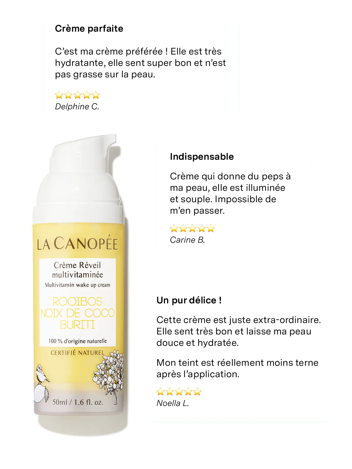 Crème Réveil multivitaminée - La Canopée