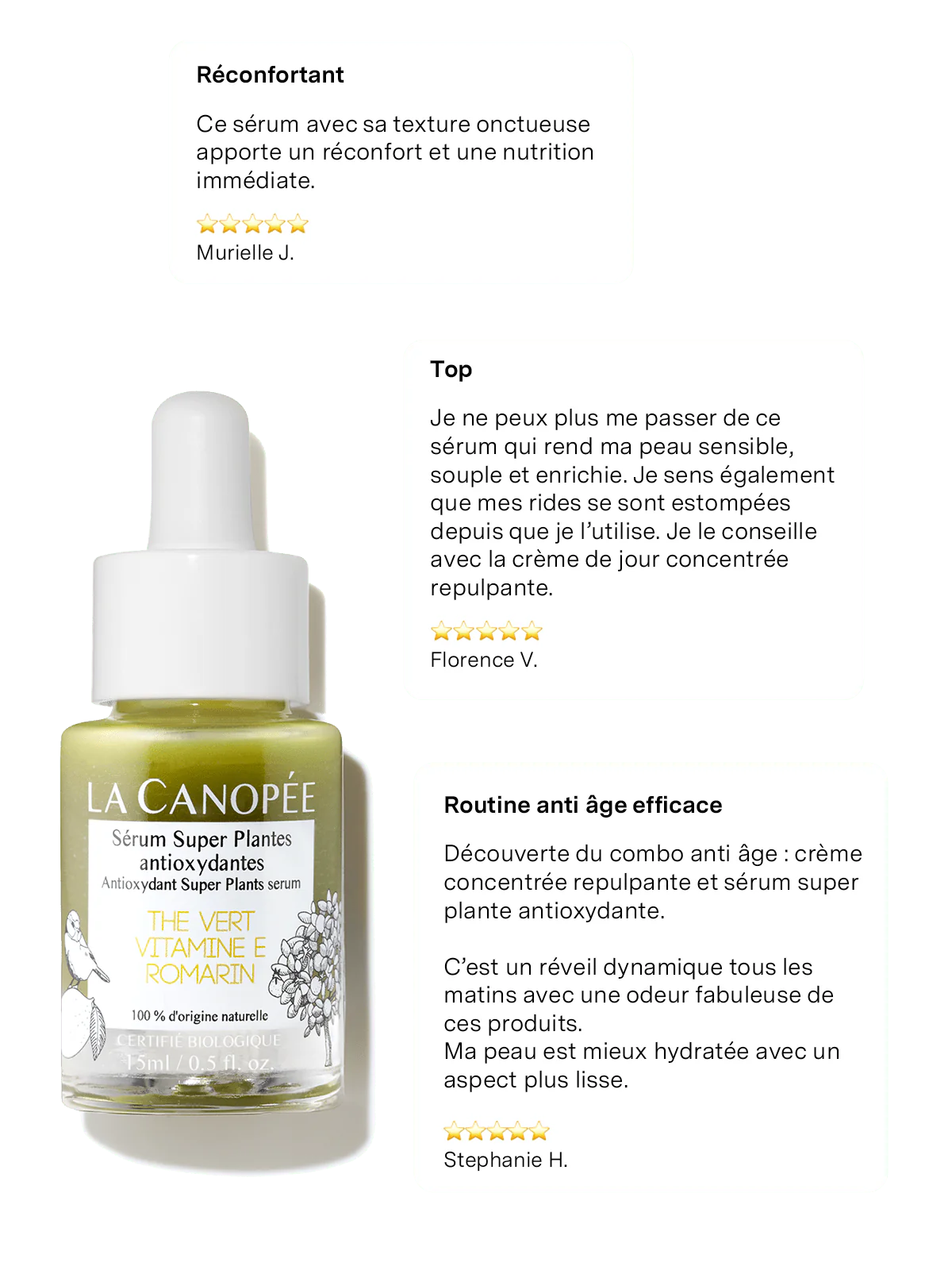 Sérum Super Plantes antioxydantes - La Canopée