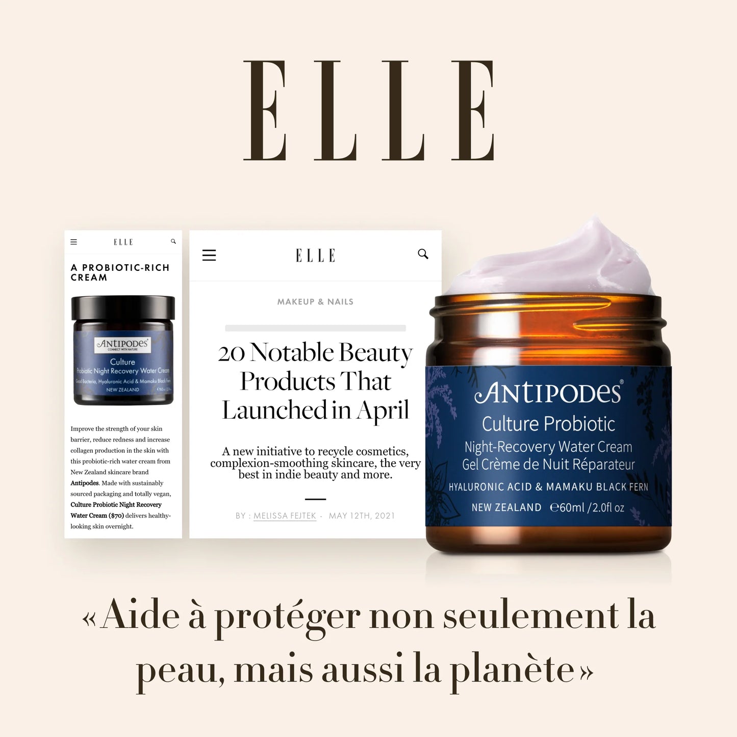 CULTURE - GEL CRÈME DE NUIT RÉPARATEUR AUX PROBIOTIQUES