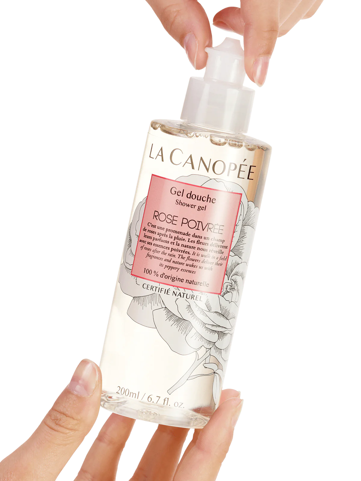 Rose poivrée Gel douche - La Canopée