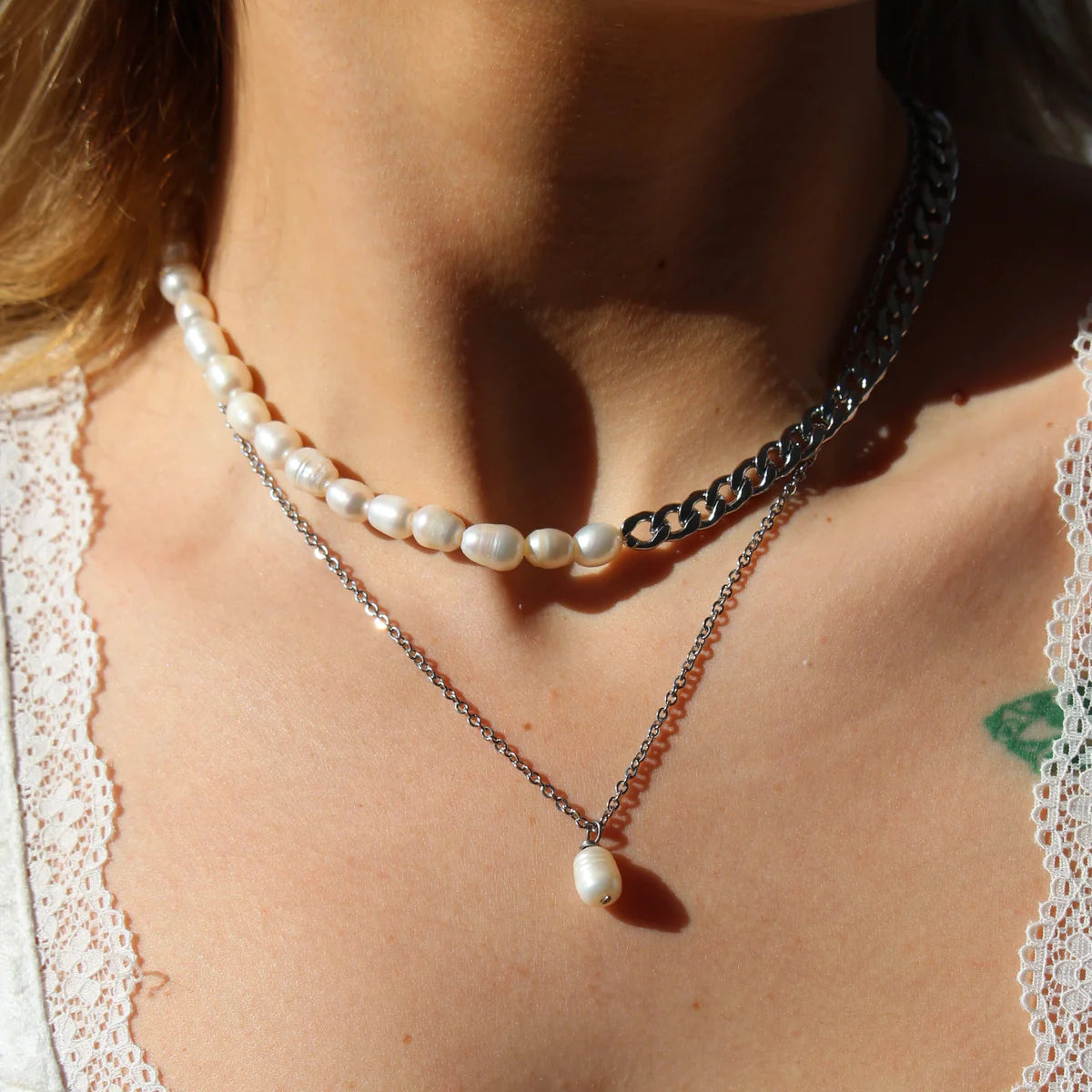 Collier PIRAEUS - Argent - Argent