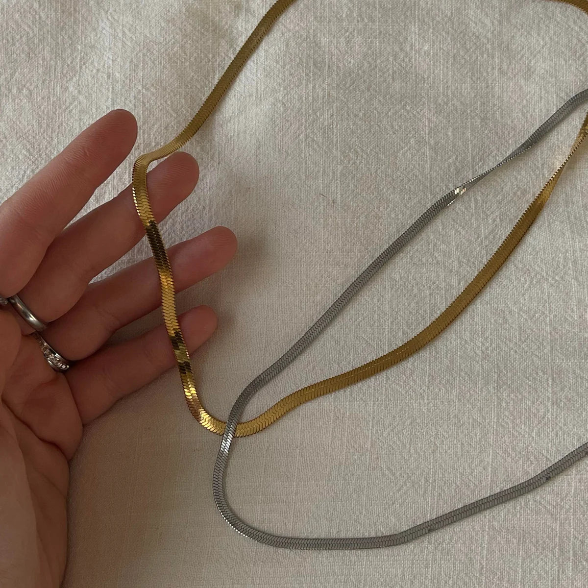 Chaine SNAKE - Argent - Fervido