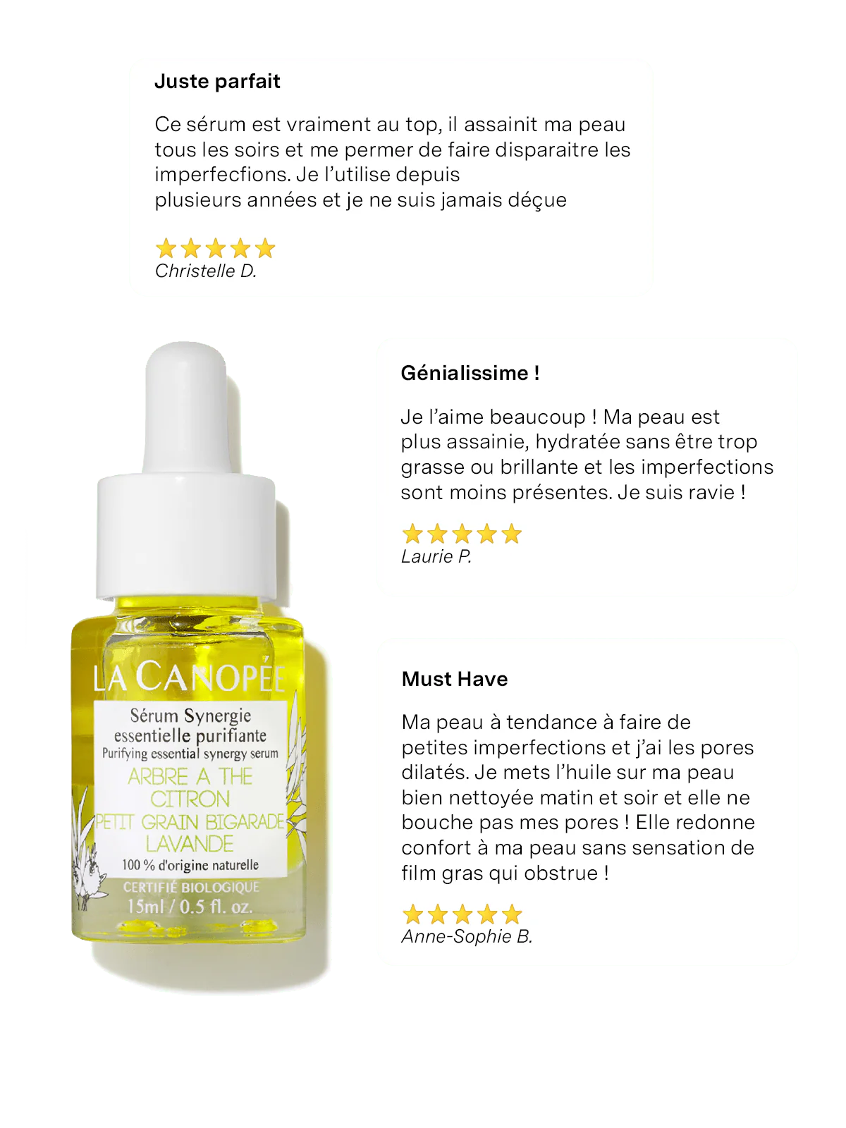 Sérum synergie essentielle purifiante - La Canopée