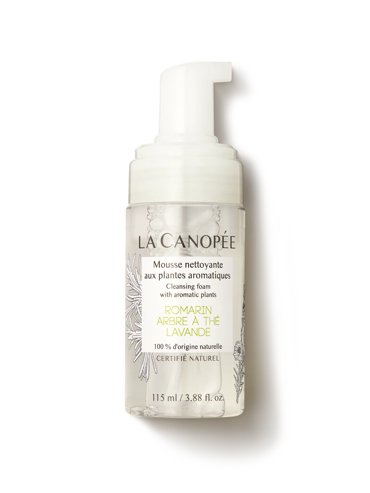 Mousse nettoyante aux plantes aromatiques - La Canopée