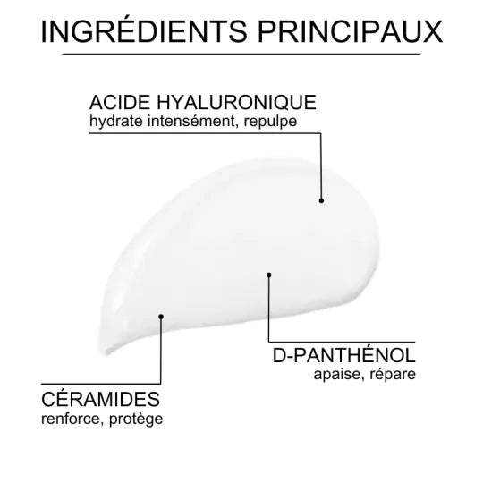 Masque hydratant à l'acide hyaluronique et aux céramides - Biodance
