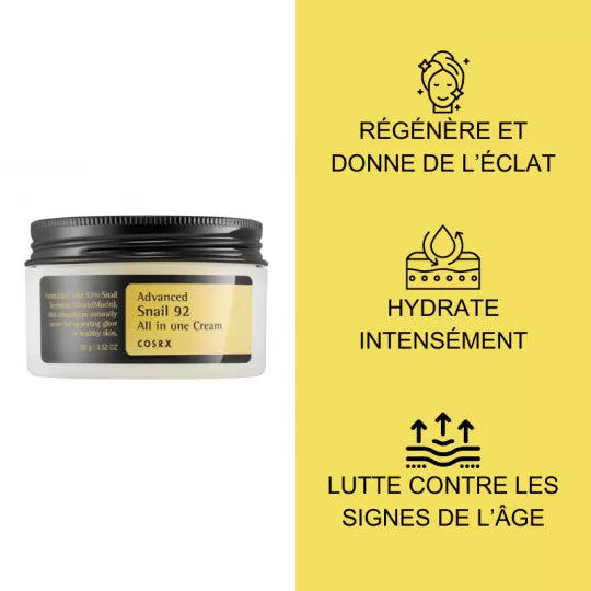 CRÈME RÉGÉNÉRANTE À LA BAVE D'ESCARGOT - COSRX