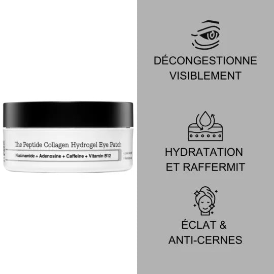 PATCHS HYDROGEL YEUX AUX PEPTIDES ET COLLAGÈNE - COSRX
