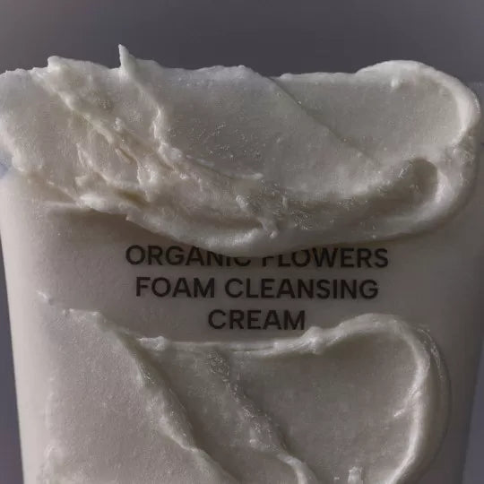 Crème nettoyante moussante aux fleurs bio fermentées - Whamisa