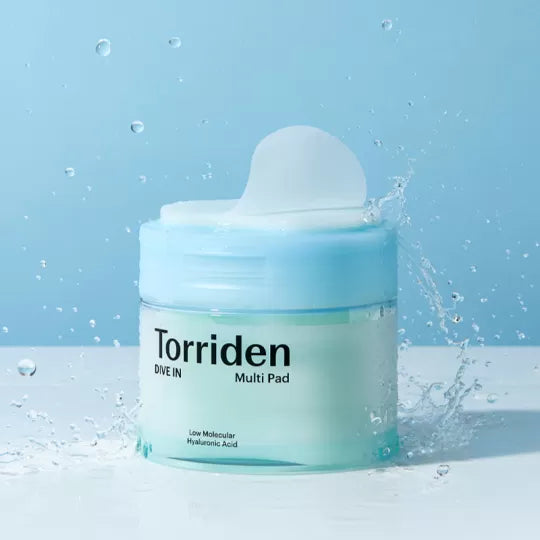 DIVE IN - Disques tonifiants et apaisants à l'acide hyaluronique - Torriden