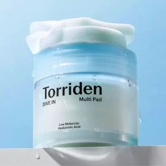 DIVE IN - Disques tonifiants et apaisants à l'acide hyaluronique - Torriden