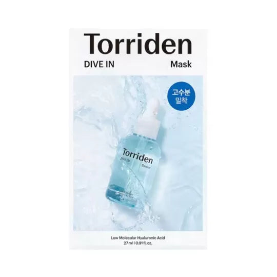DIVE IN - Masque Hydratant Intense - Acide Hyaluronique - Torriden