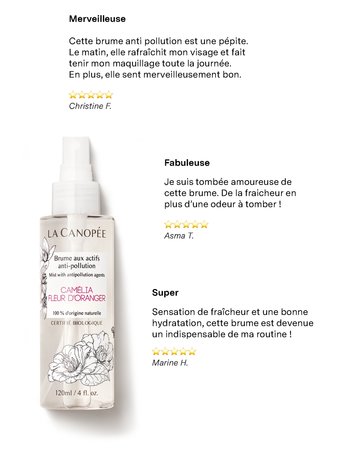 Brume aux actifs anti-pollution - La Canopée