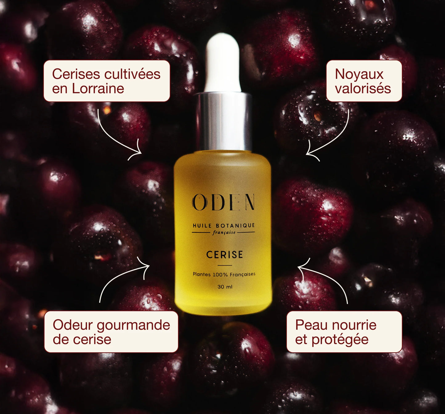 HUILE DE CERISE FRANÇAISE - Oden