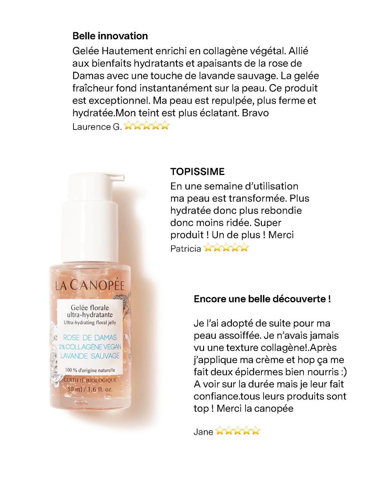 Gelée florale ultra-hydratante - La Canopée