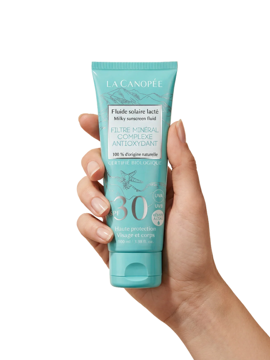Fluide solaire lacté SPF30 - La Canopée