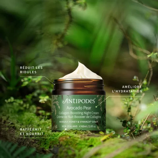 AVOCADO PEAR - CRÈME DE NUIT BOOSTER DE COLLAGÈNE