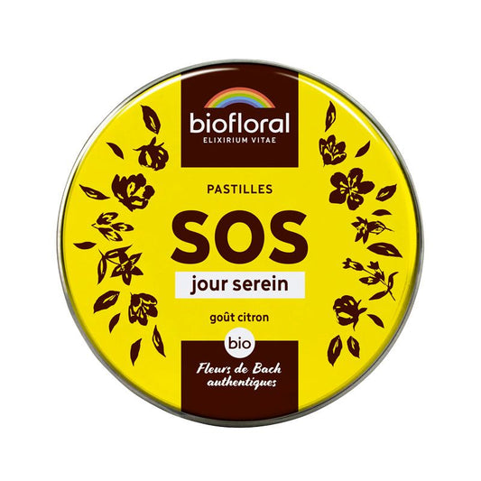 Fleurs de Bach Sos secours jour bio en pastilles - 50 g - Biofloral