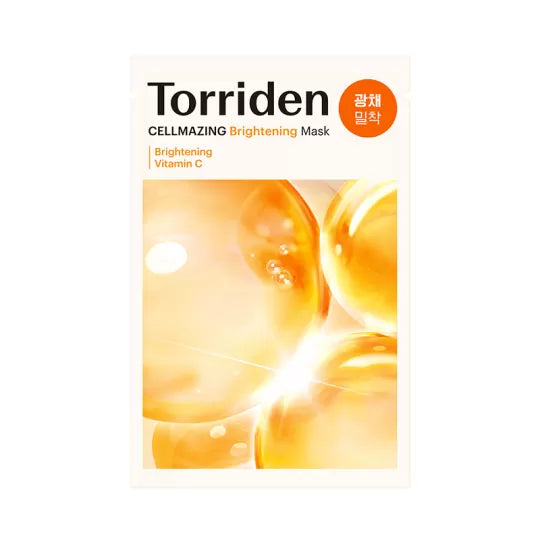 CELLMAZING - Masque en tissu éclaircissant à la vitamine C - Torriden