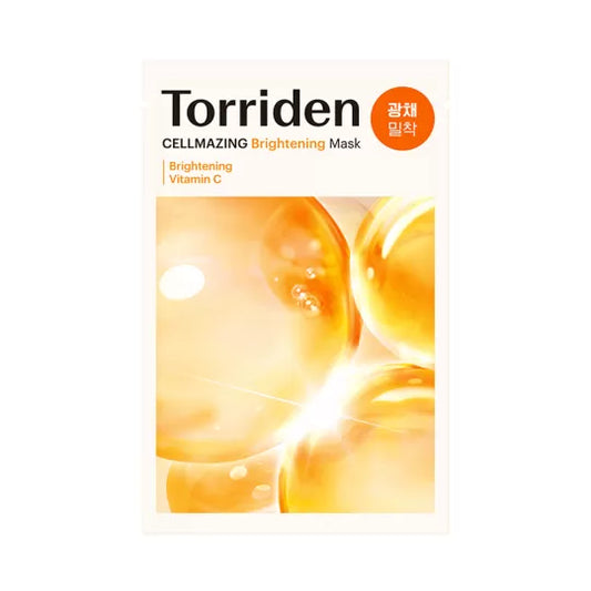 CELLMAZING - Masque en tissu éclaircissant à la vitamine C - Torriden