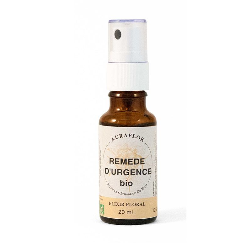 Fleur de Bach Urgence et Stress bio - Spray de 20 ml - Dioter