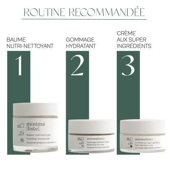 Gommage hydratant visage - Minima[liste]