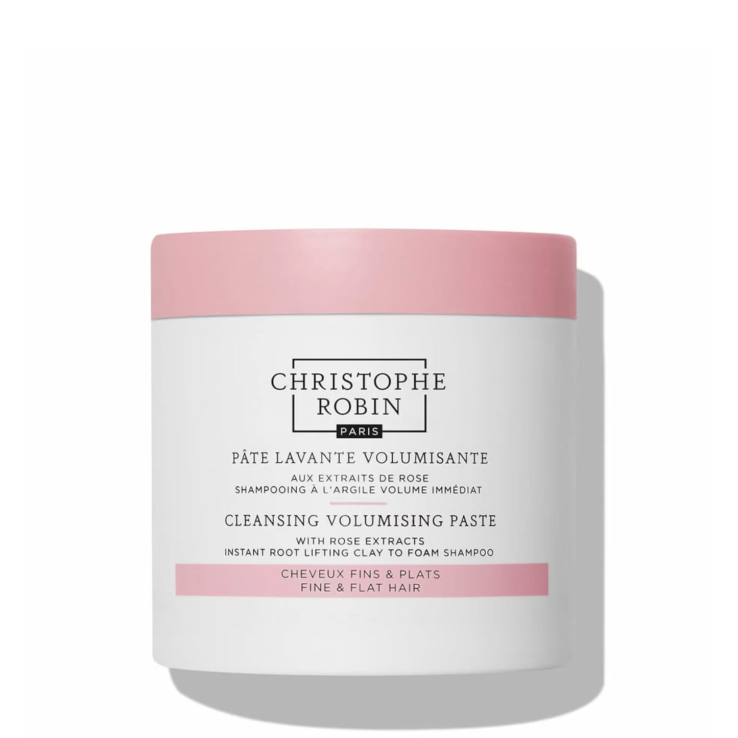 Pâte Lavante Volumisante aux Extraits de Rose - Christophe Robin
