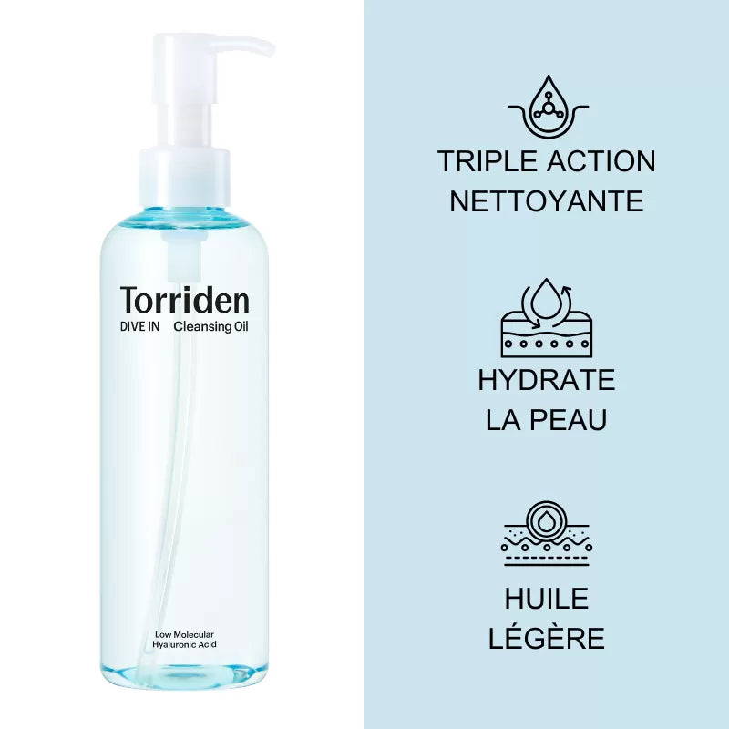 DIVE IN - Huile démaquillante à l'acide hyaluronique - Torriden