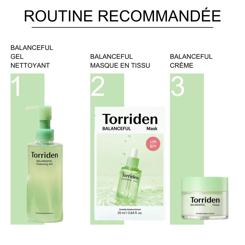 BALANCEFUL - Masque en tissu équilibrant - Centella Asiatica - Torriden