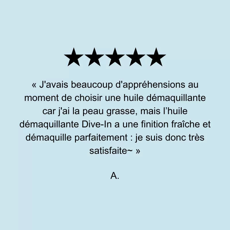 DIVE IN - Huile démaquillante à l'acide hyaluronique - Torriden